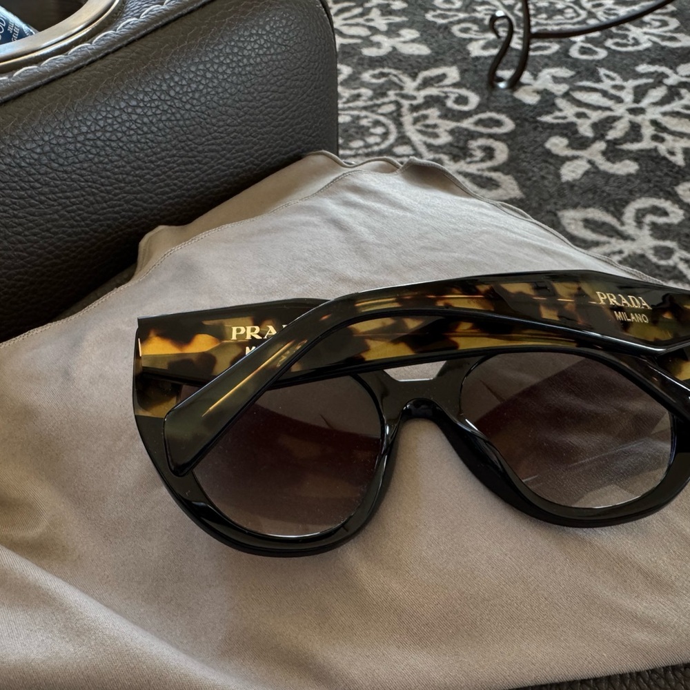 Prada Women's Tortoise Shell Sunglasses